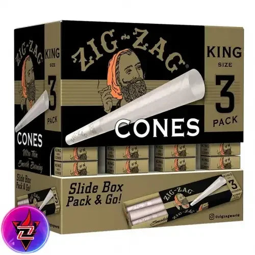 ZIG ZAG CONES ULTRA THIN SLIDE BOX K/S