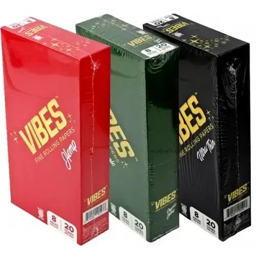 VIBES CONES K/S SIZE 20 CONES/PK 8PK/BOX