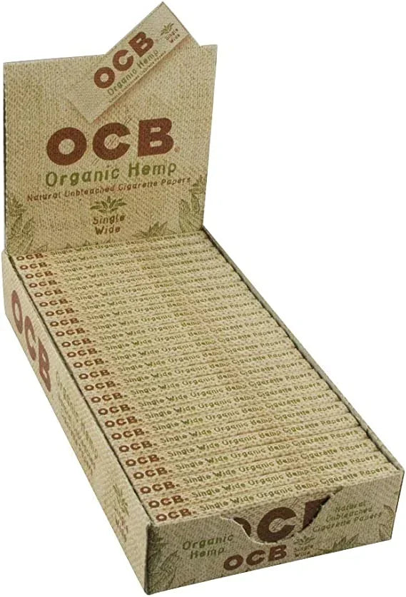 Ocb Organic Hemp Umbleached Single Wide