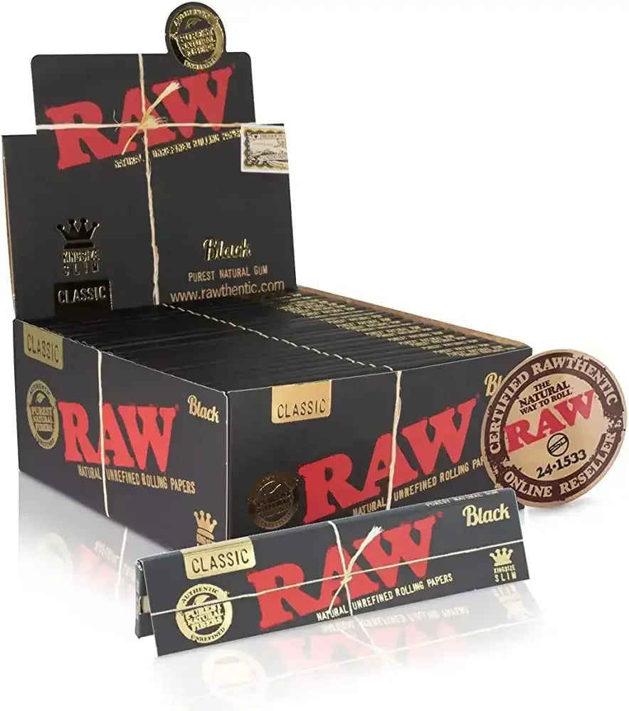 RAW BLACK KINGSIZE SLIM CLASSIC