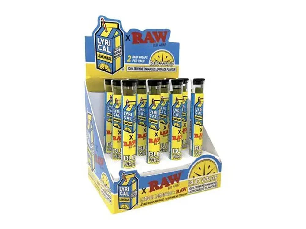 RAW BUD WRAP 2/PK 12PK/BOX LYRICAL LEMONADE