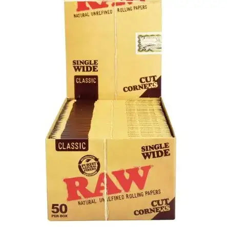 RAW CLASSIC SINGLE WIDE CUT CORNERS 50265