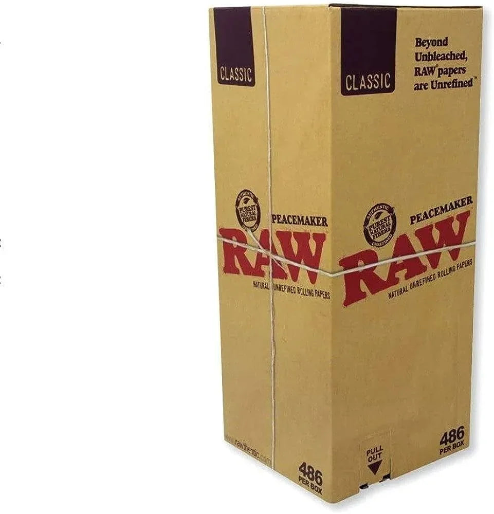 RAW PRE-ROLL PEACEMAKER CONE BULK 486/BOX