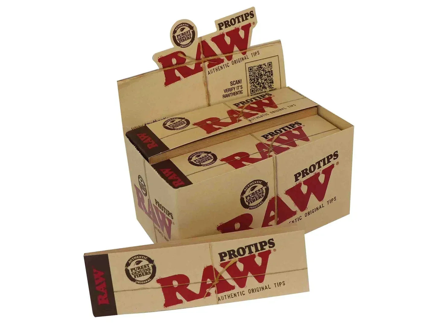 RAW PROTIPS 21 TIPS/PK 24 PACKS/BOX 52375