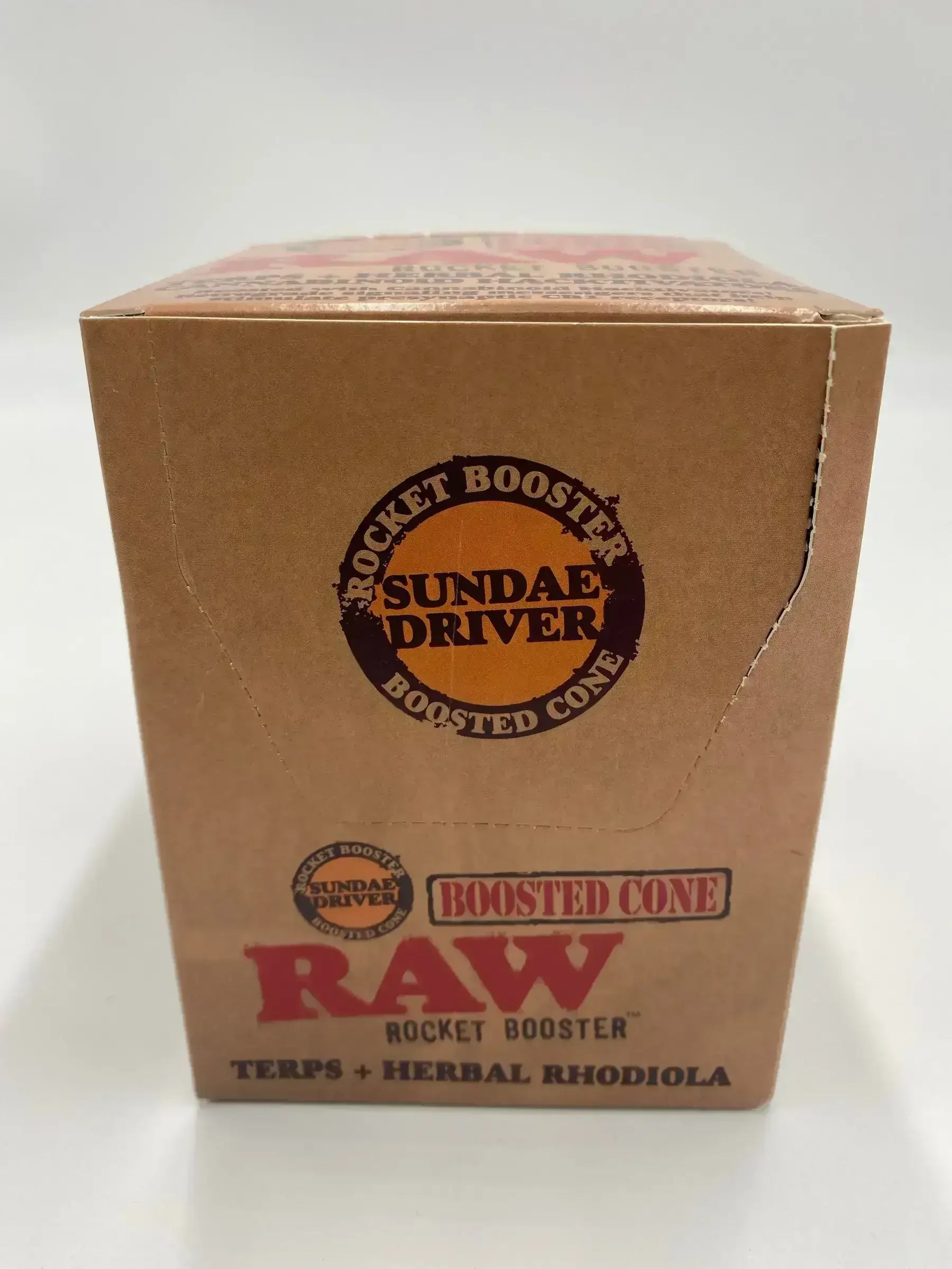 RAW ROCKET BOOSTER CONES SUNDAE DRIVER 12CT/DISPLAY 