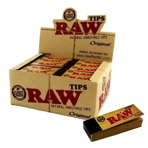 RAW TIPS NATURAL UNREFINED TIPS ORIGINAL 50/BOX 77401