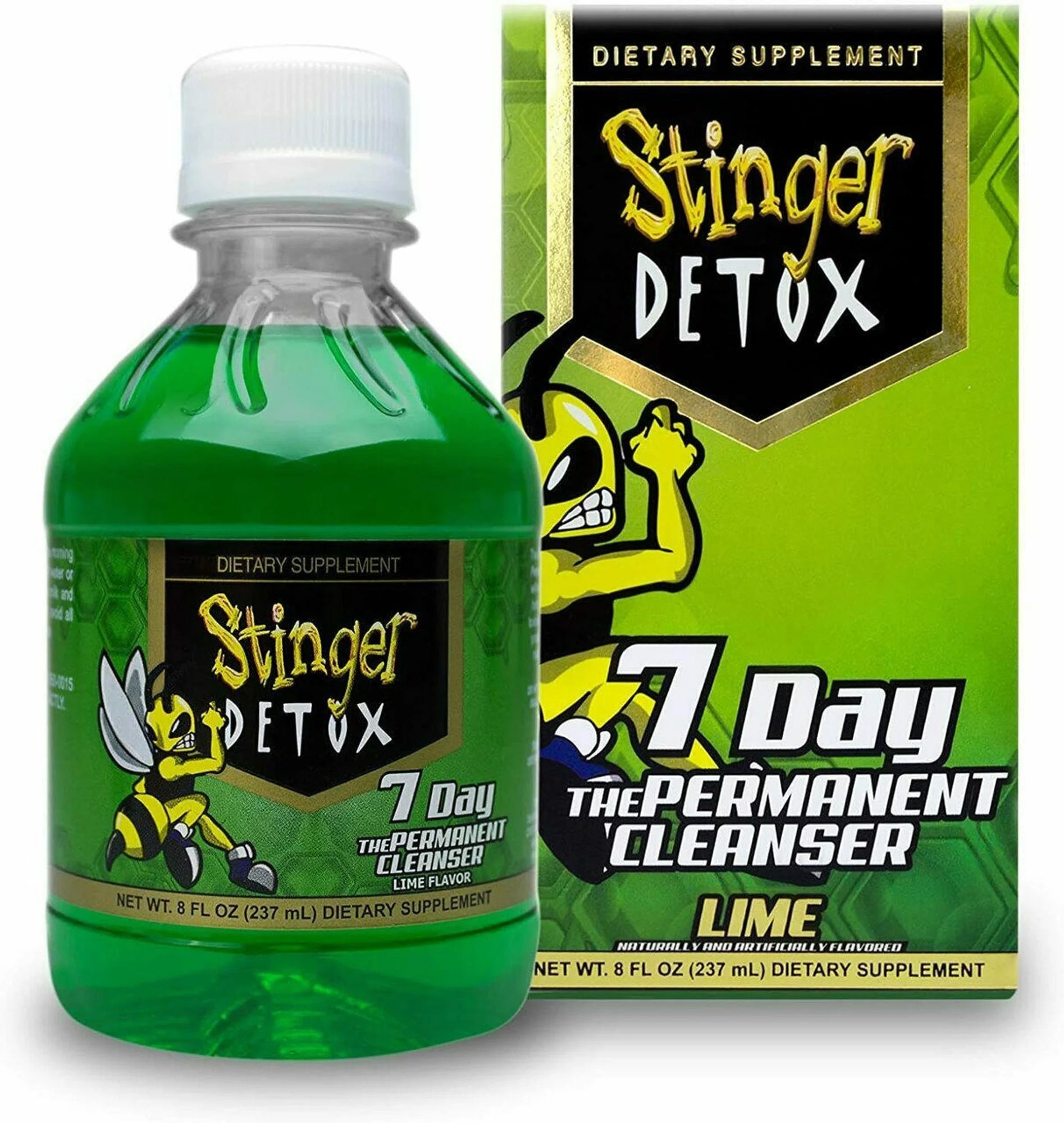 STINGER DETOX 8oz THE PERMANENT CLEANSER LIME