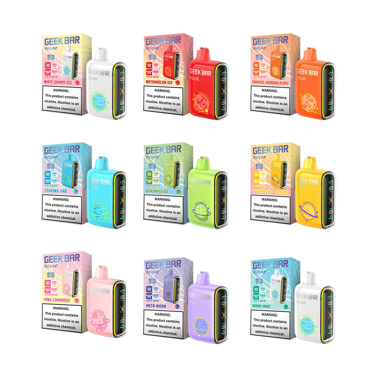 GEEK BAR PULSE DISPOSABLE 15000 PUFFS 16ML