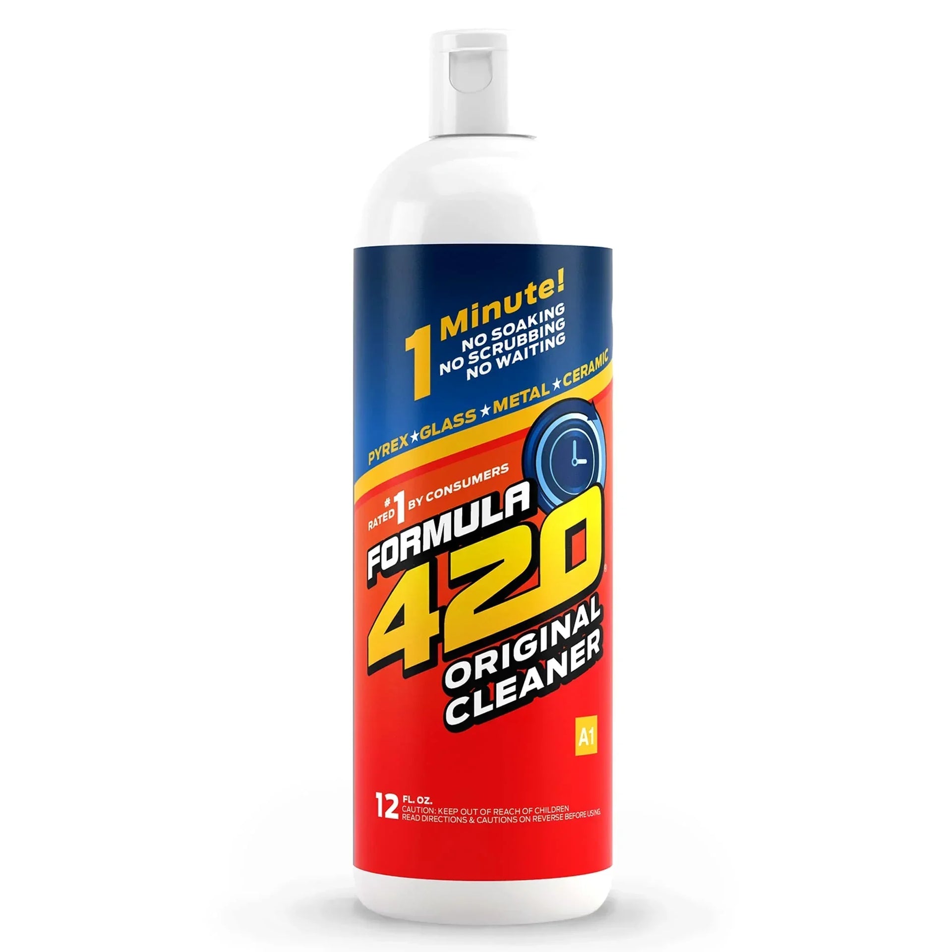 FORMULA 420 ORIGINAL CLEANER (PYREX- GLASS- METAL- CERAMIC)  12 OZ