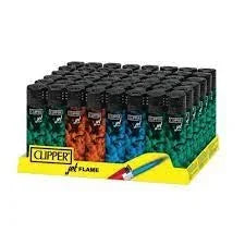 CLIPPER JET FLAME LIGHTER SMOKE DESIGN 48PK 36881