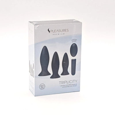 PLEASURES TRIPLICITY ADULT TOY ANAL PLUG KIT