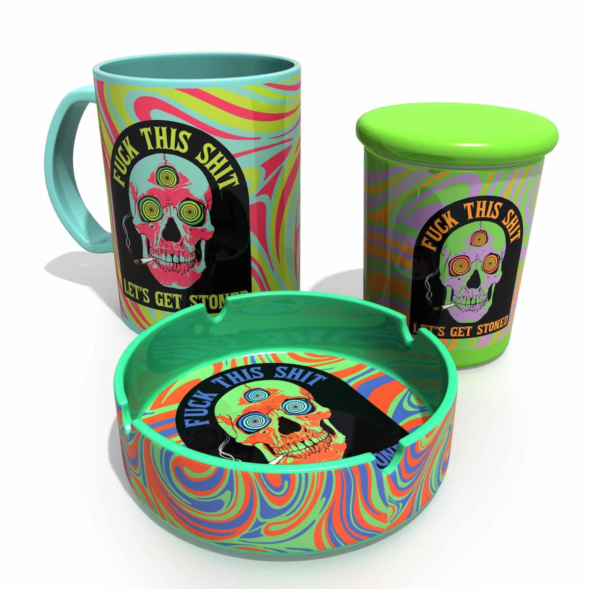 STASH TINS BUZZ MUG TRIFECTA 16oz BM20-'F