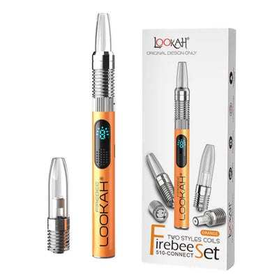 LOOKAH FIREBEE SET VAPE PEN Kit w/2 COILS ORANGE