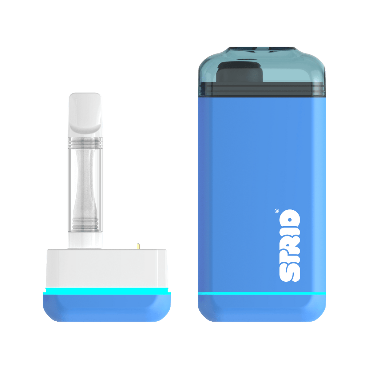STRIO FLY HIGH 510 BATTERY FITS UP TO 2G CARTS AQUA BLUE