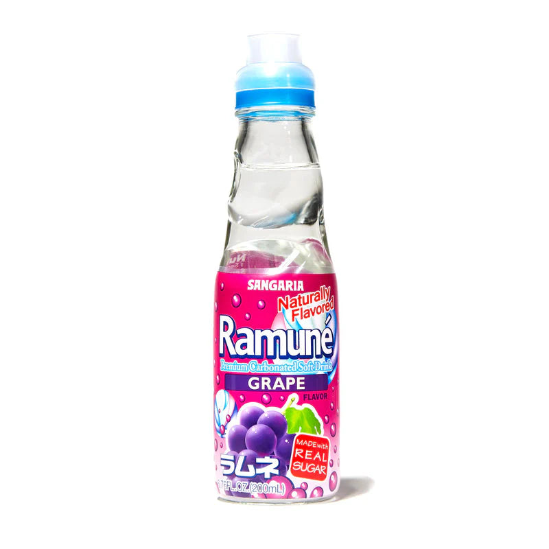 EXOTIC SODA SANGRIA RAMUNE 200ML BOTTLE GRAPE