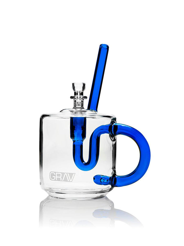 GRAV COFFEE MUG CLEAR/BLUE CMB.0.1