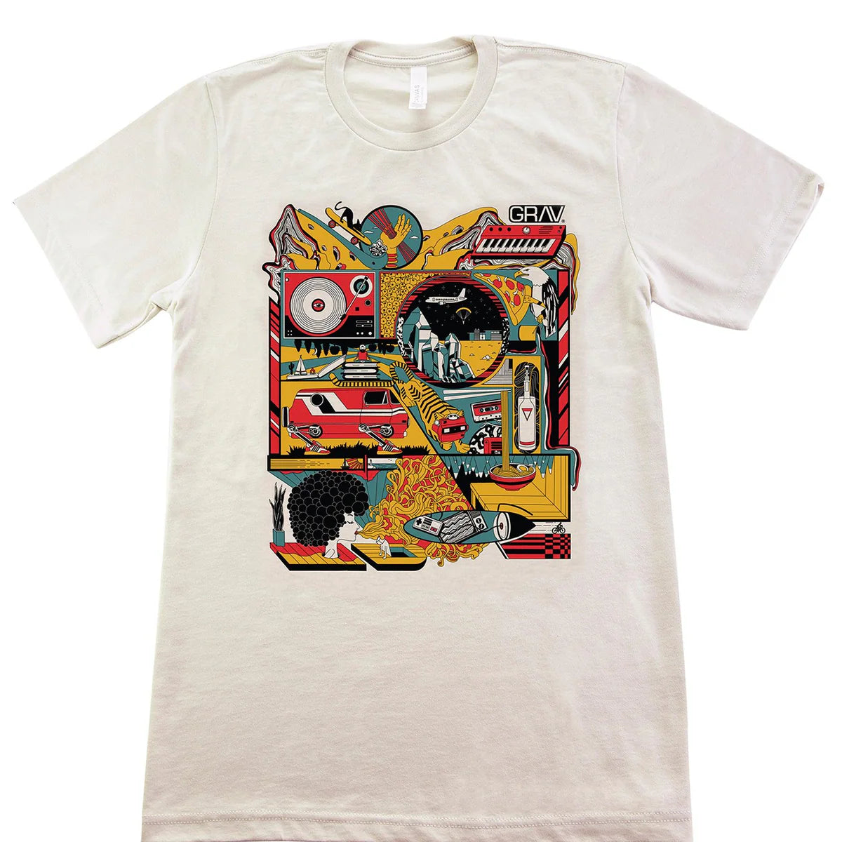 GRAV T-SHIRT LAND ASSORTED SIZE TS.GL.HD.