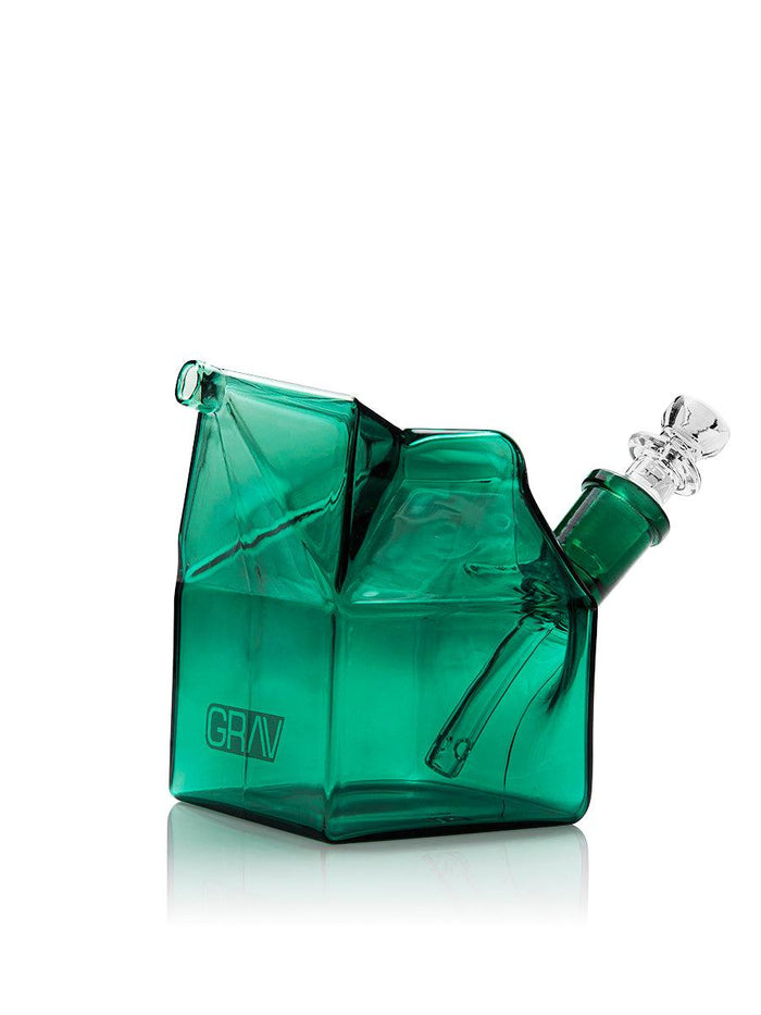GRAV MILK CARTON BUBBLER LAKE GREEN MCB.7