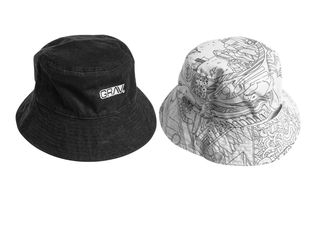 GRAV LOGO REVERSIBLE BUCKET HAT GP.HAT.BKT