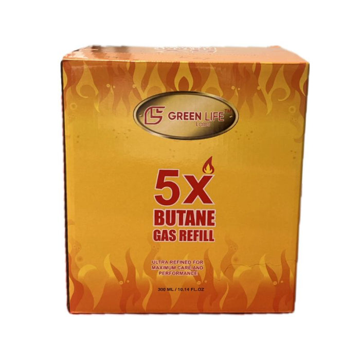 GREEN LIFE LABS 5X BUTANE GAS REFILL 300ml 12ct/BOX