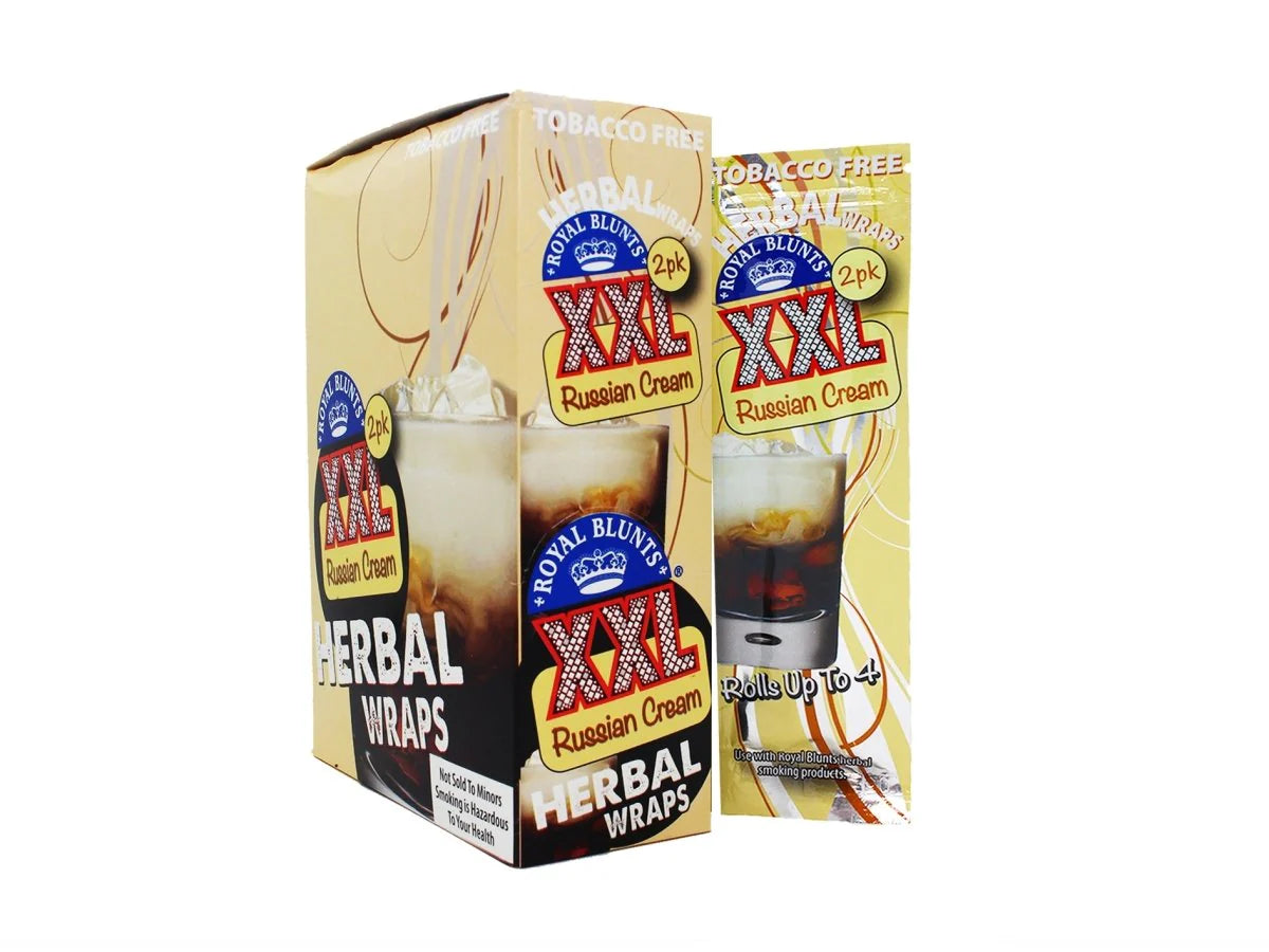 ROYAL BLUNTS XXL 2/PK 25PK/BOX RUSSIAN  CREAM