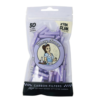 BLAZY SUSAN XTRA SLIM TIPS 50CT BAG PURPLE