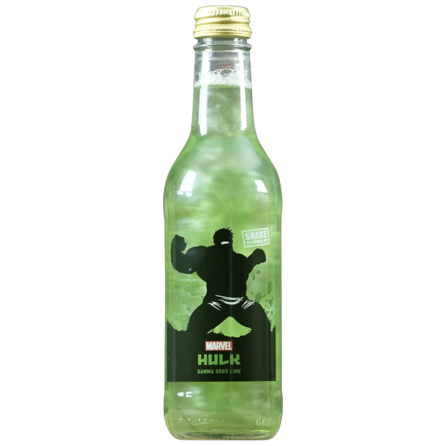 EXOTIC SODA MARVEL SUGAR FREE 330ml BOTTLE HULK GAMMA SOUR LIME
