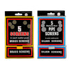 SCREENS SILVER OR BRASS 100/PK DIFF/BC