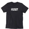 GRAV T-SHIRT HEATHER BLACK LOGO LARGE  ASSORTED SIZE BLACK TS.GRAV.HB.