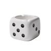 ASHTRAY CERAMIC DICE ASST COLORS