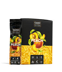 CAMO NATURAL LEAF CONES 12 PACKS 4 CONES KS PEACH