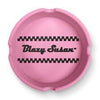 BLAZY SUSAN ASHTRAY WORDMARK PINK WITH BLACK