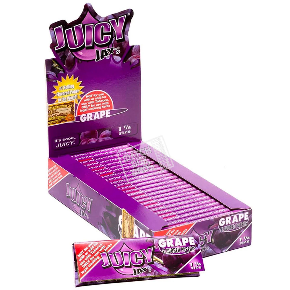 JUICY JAYS GRAPE 1 1/4 24/BOX