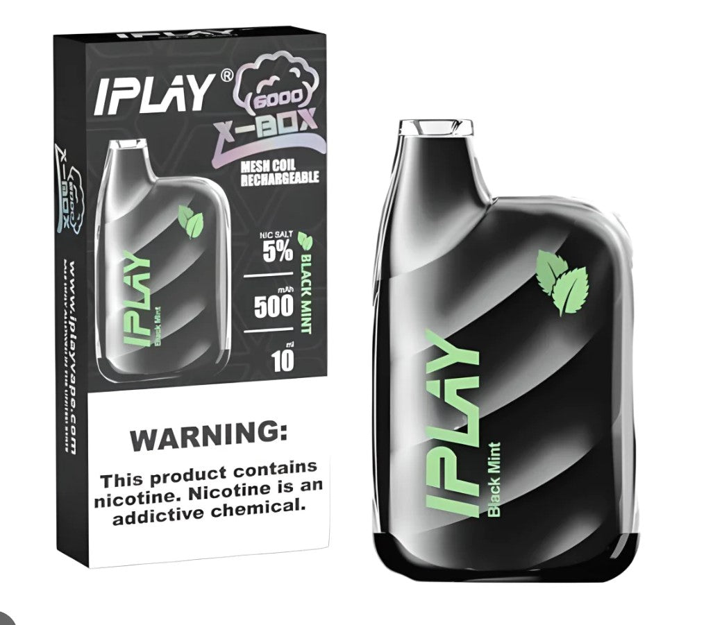 IPLAY XBOX BLACK EDITION 6000 PUFFS