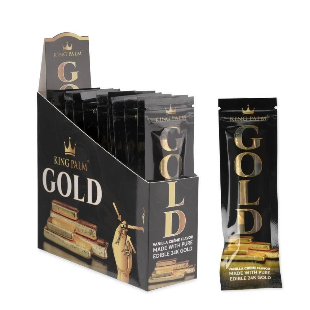 KING PALM ROLLIES VANILLA GOLD 1CT/PK 15PK/BOX 87100