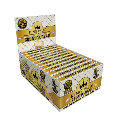 KING PALM PAPERS KS 32PK 24PK/BOX W/FLAVORED TIP GELATO CREAM