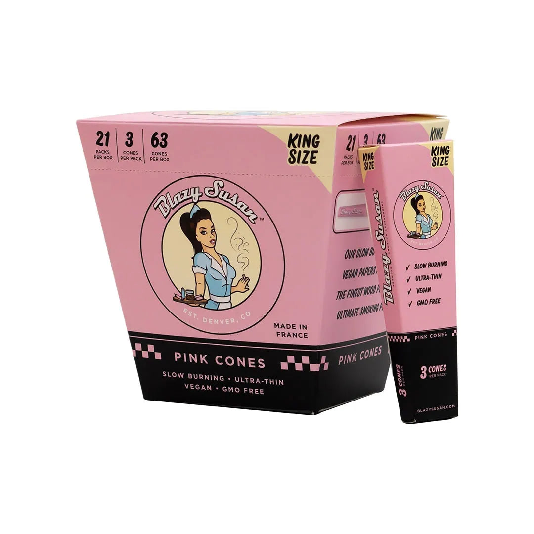 BLAZY SUSAN CONES K/S 3 CONES/PK 21PK/BOX 63 CONES/BOX