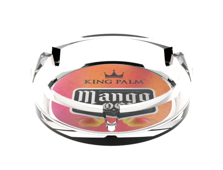KING PALM ASHTRAY GLASS FLAVOR SERIES MANGO OG KP-3499