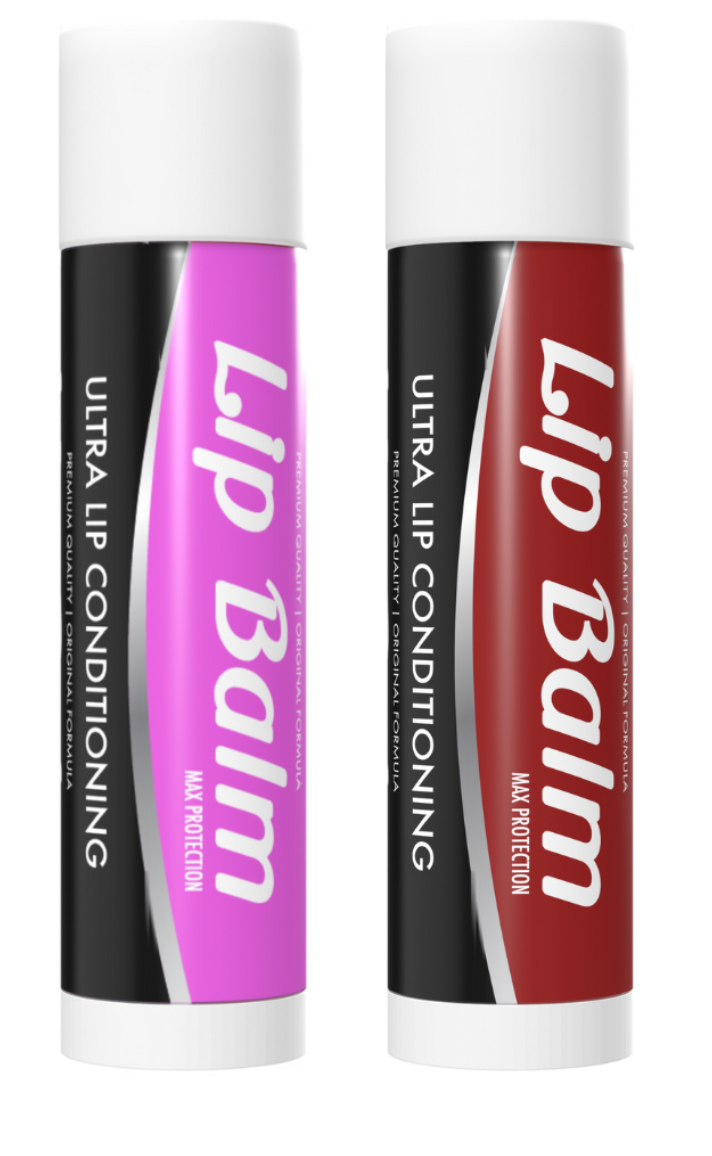 SMYLE PENJAMIN LIP BALM 510 BATTERY + STORAGE 2/PK RED + PINK