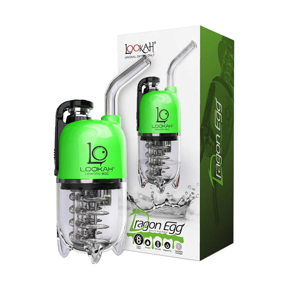 LOOKAH DRAGON EGG E-RIG VAPORIZER GREEN