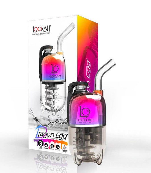 LOOKAH DRAGON EGG E-RIG VAPORIZER RAINBOW