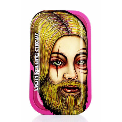 LION ROLLING CIRCUS MEDIUM TIN TRAYS FREAK FACES