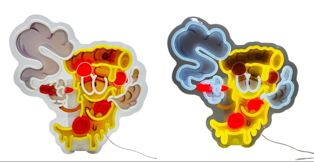 NEON SMOKE SIGN LIGHT 23.5X22.6