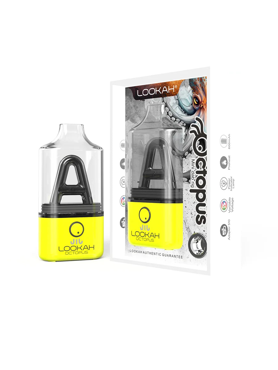 LOOKAH OCTOPUS Mini Dab Rig NEON GREEN