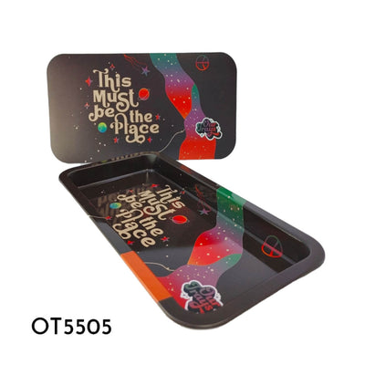 OUR TRAYS PSYCHEDELIC DESIGN W/MAGNETIC 8