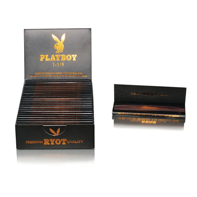 PLAYBOY by RYOT ROLLING PAPERS 1-1/4 25ct/BOX ROSE GOLD