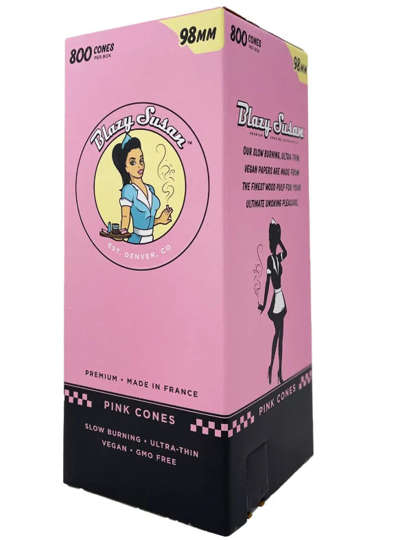 BLAZY SUSAN BULK 800 CONES 98MM PINK