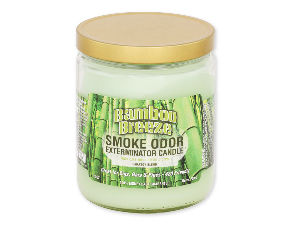 SMOKE ODOR CANDLE 13oz BAMBOO BREEZE