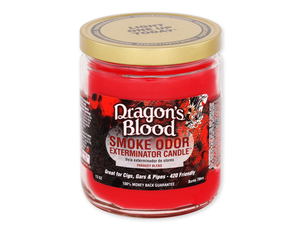 SMOKE ODOR CANDLE 13oz DRAGON'S BLOOD