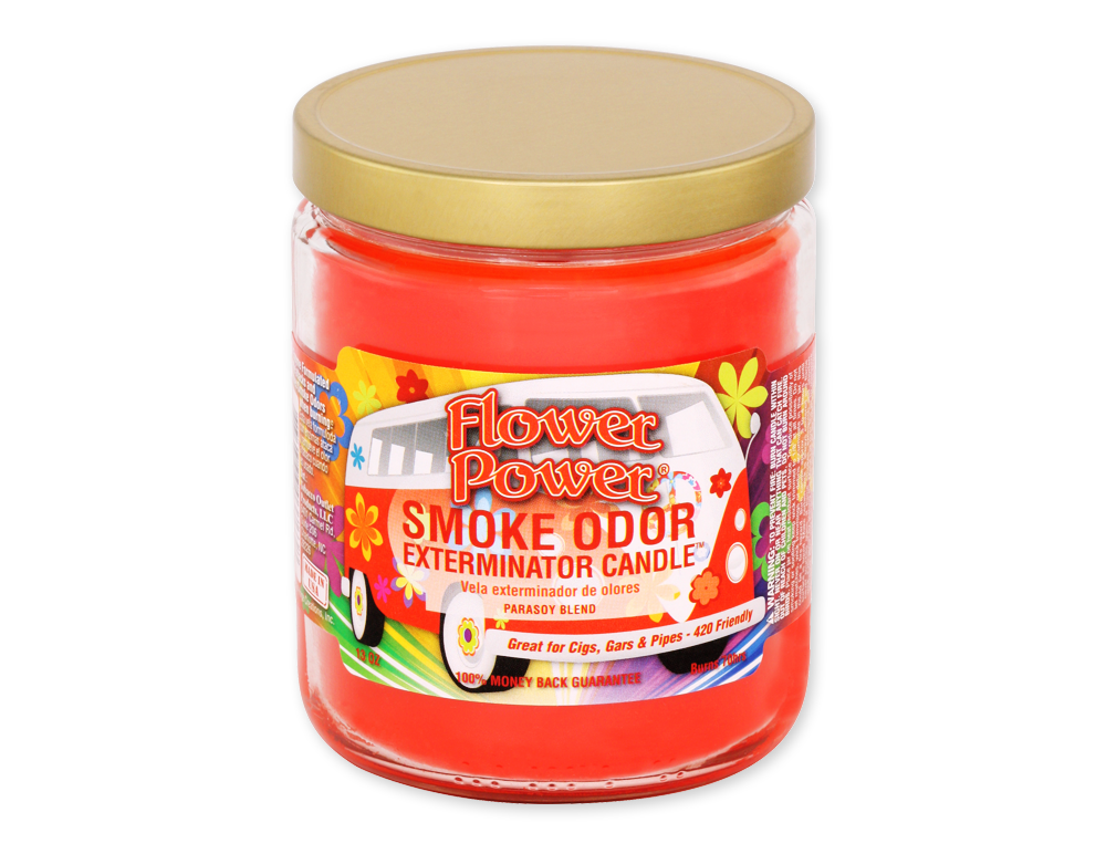 SMOKE ODOR CANDLE 13oz FLOWER POWER